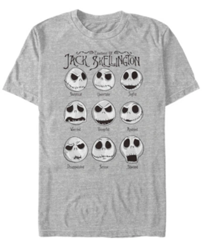 Fifth Sun Men's Jack Emotions Short Sleeve T-shirt In Heather Gray