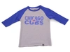 47 BRAND YOUTH CHICAGO CUBS FAST TRACK RAGLAN T-SHIRT