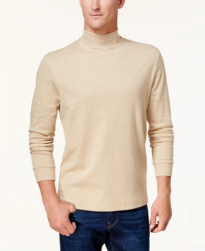 CLUB ROOM MEN'S SOLID TURTLENECK SHIRT, CREATED FOR MACY'S