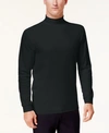 Club Room Men's Solid Mock Neck Shirt, Created For Macy's In Pine Grove