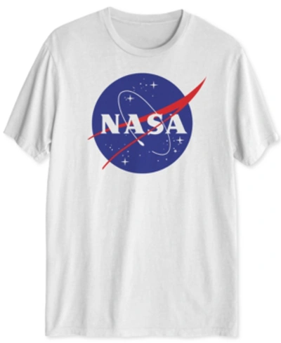 Hybrid Nasa Men's Graphic T-shirt In White