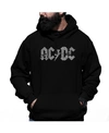 La Pop Art Men's Ac/dc Word Art Hooded Sweatshirt In Black