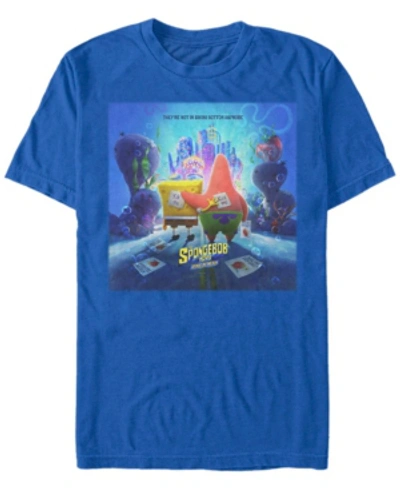Fifth Sun Men's Spongebob Poster Tee In Royal