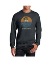 La Pop Art Men's Word Art Cities In San Diego Crewneck Sweatshirt In Gray