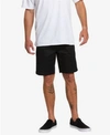 Volcom Frickin Elastic Waist Shorts - Winter Moss In Black