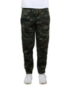 Galaxy By Harvic Men's Classic Open Bottom Fleece Sweatpants In Green