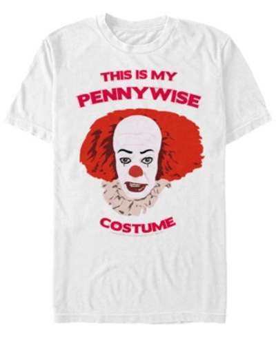 Fifth Sun It: Tv Miniseries 90s Pennywise Men's Short Sleeve T-shirt In White