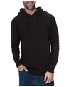 X-ray Core Knit Pullover Hoodie In Black