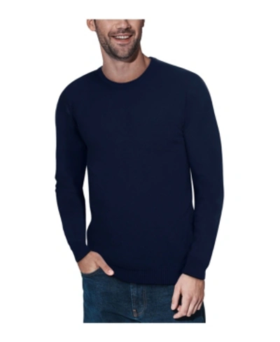 X-ray Men's Basic Crewneck Pullover Midweight Sweater In Navy