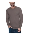X-ray Men's Basic Crewneck Pullover Midweight Sweater In Chrome