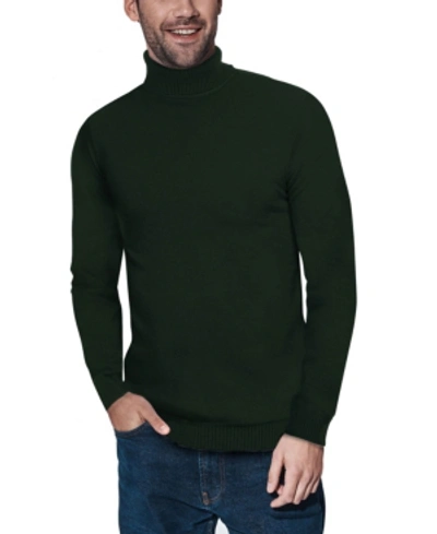 X-ray Men's Turtleneck Pull Over Sweater In Black