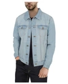 X-ray Distressed Denim Jacket - Slim Fit In Bleach Wash