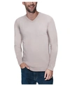 X-ray V-neck Rib Knit Sweater In Heather Gray