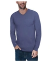 X-RAY MEN'S BASIC V-NECK PULLOVER MIDWEIGHT SWEATER