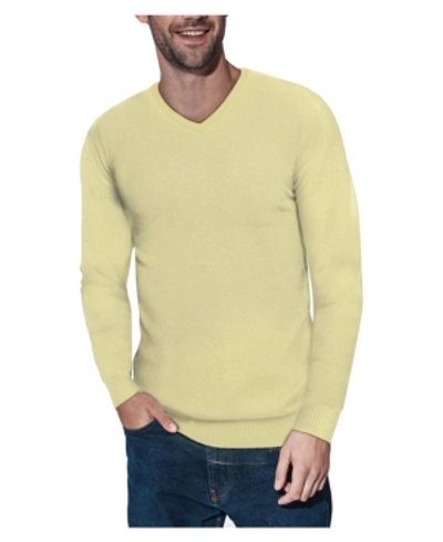 X-ray V-neck Sweater In Curry