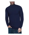 X-ray X Ray Casual Mock Neck Pullover Sweater In Navy
