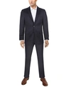 Van Heusen Men's Flex Plain Slim Fit Suits In Navy