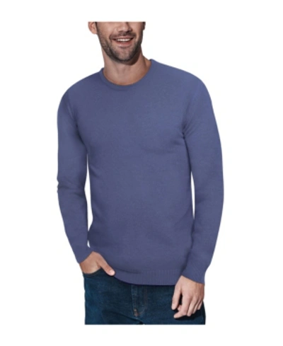 X-ray Men's Basic Crewneck Pullover Midweight Sweater In Aqua