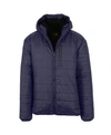 GALAXY BY HARVIC MEN'S SHERPA LINED HOODED PUFFER JACKET