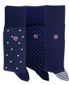 LOVE SOCK COMPANY MEN'S LUXURY DRESS SOCKS BUNDLE, PACK OF 3