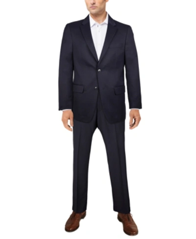 Izod Men's Classic-fit Navy Solid Suit