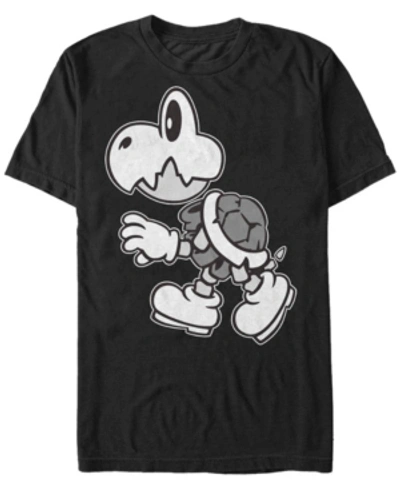 Fifth Sun Men's Nintendo Bones Short Sleeve T-shirt In Black