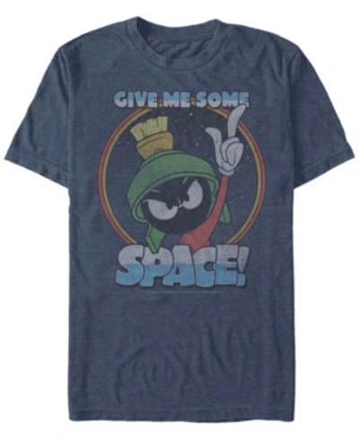 Fifth Sun Men's Looney Tunes Need More Space Short Sleeve T-shirt In Navy Heather