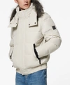 Marc New York Men's Umbra Faux Fur-trim Down Parka In White