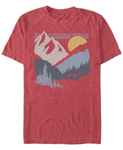 Fifth Sun Men's Generic Additude Valley Short Sleeve T-shirt In Red