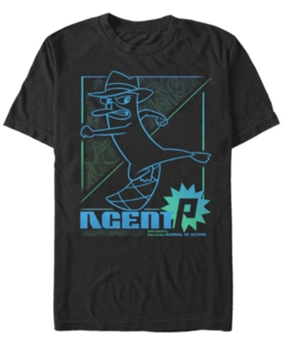 Fifth Sun Men's Phineas And Ferb Mammal Of Action Short Sleeve T-shirt In Black