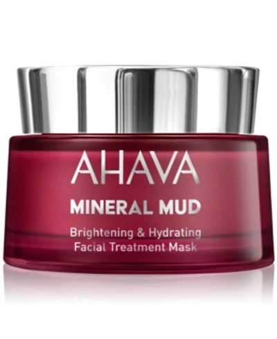 AHAVA MINERAL MUD BRIGHTENING & HYDRATING FACIAL TREATMENT MASK, 1.7 OZ.