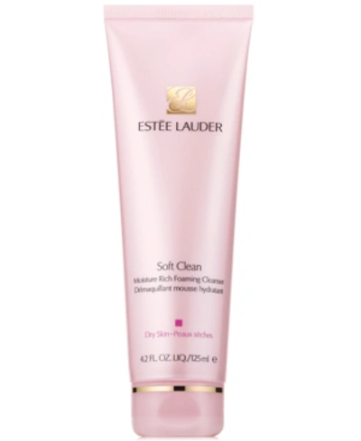 ESTÉE LAUDER SOFT CLEAN MOISTURE RICH FOAMING CLEANSER, 4.2 OZ