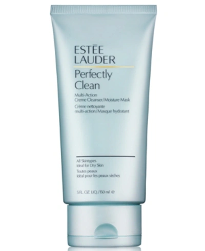 ESTÉE LAUDER PERFECTLY CLEAN MULTI-ACTION CREAM CLEANSER + MOISTURE FACE MASK, 5 OZ.
