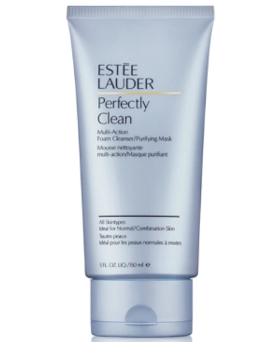 Estée Lauder Perfectly Clean Multi-action Foaming Cleanser + Purifying Face Mask, 5.0 Oz.