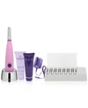 MICHAEL TODD BEAUTY SONICSMOOTH SONIC DERMAPLANING TOOL - 2 IN 1 WOMEN'S FACIAL EXFOLIATION & PEACH FUZZ HAIR REMOVAL SY