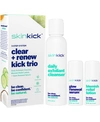 Skinkick Clear And Renew Kick Trio System