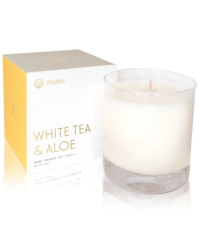 Musée White Tea & Aloe Hand-poured Soy Candle, 8.8-oz.