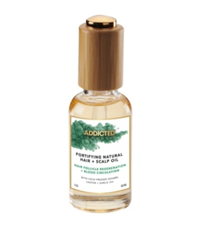 Addicted Beauty Fortifying Natural Hair Plus Scalp Oil In Gold