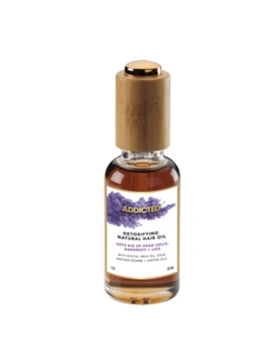 Addicted Beauty Detoxifying Natural Hair Oil In Gold
