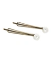 SOHO STYLE 2 PIECE FAUX IMITATION PEARL BOBBY PIN