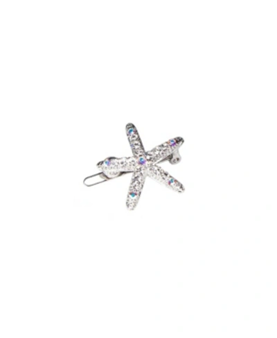 Soho Style Sea Star Magnetic Barrette In Clear