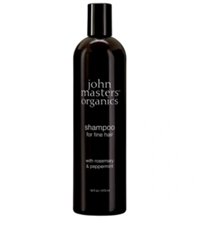 JOHN MASTERS ORGANICS SHAMPOO FOR FINE HAIR WITH ROSEMARY & PEPPERMINT, 16 OZ.