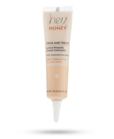 Hey Honey Trick And Treat Active Propolis Cream Concealer, 15 ml In Light To Medium Tone