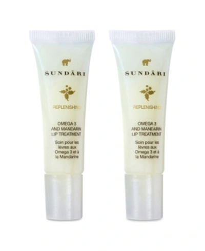 Sundari Omega 3 And Mandarin Lip Treatment - 2 Pack In No Color