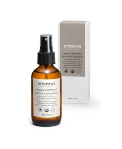 ERBAVIVA JASMINE GRAPEFRUIT DEODORANT, 3.5 OZ.