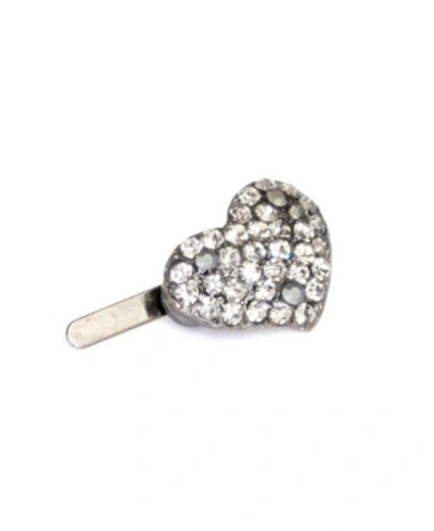 Soho Style Mini Heart Barrette In Clear