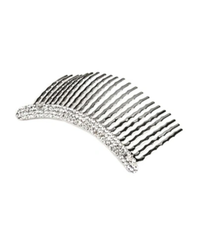 Soho Style Animal Print Hair Comb In Clear