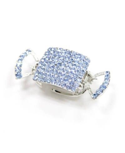 Soho Style Jeweled Hair Claw In Blue