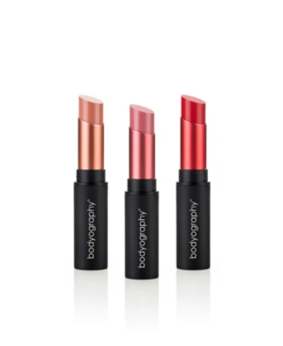 Bodyography Fabric Texture Lipstick Trio In Multi