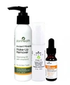 Zion Health Day For Myself Kit Cleansing Oil Make Up Remover 4 oz + Daily Perfection Serum 0.5 oz + Vitamin C Se In No Color